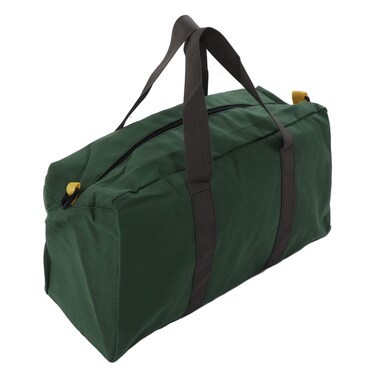 20 inch Tool Bag, Canvas Tool Bag Heavy Duty Tool Bag Close Top Wide Mouth Storage Bag Mechanics Tote Bag Water Resistant Open Carrier for Cars Drill garden electrician Hand Organization(18in)