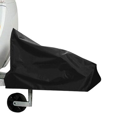 Caravan Hitch Cover,600D Oxford Universal fit Large Size,Heavyduty Caravan RV Drawbar Tow Hitch Cover Camper Trailer Windproof Buckles,Coupling Lock Tongue Jack Covers,40.55 * 38.98 * 26.38 * 11.81in