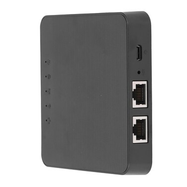 Generic Portable Hotspot for Travel, 4G LTE Travel Router for All European, Nano SIM Card 2 Gigabit Ethernet Port SIM Card Hotspot for Travel Camping Security Camera European Version