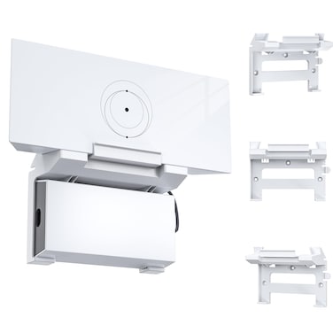 MSAFF 2 in 1 Starlink Gen 3 Router Mount &amp; StarLink V3 Power Supply Brackets Holder - Star Link Internet Kit Satellite, Signal Integrity Space Saving, ABS Stability Wall Holder UTR-32 Holder