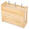 BEARUT Wooden Router Shelf Wall Mount WiFi Router Storage Box Modem Cable Router Cover Organized Power Strip Cable Management Hider Rack Need Assembly 14.9 * 9.8 * 5.4 in (L* H * W)