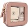 KOTORA Small Makeup Bag for Purse Cute Mini Makeup Bag Clear Cosmetic Bag with Zipper, Car Make Up Bag Car Organizer Storage Car Accessories Travel Essentials for Women((Mini Nude Pink)