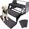 RVMATE RV Step Rugs 22 Inch RV Step Covers with Snap Fasteners Quickly to Release and Fit, 3 Packs