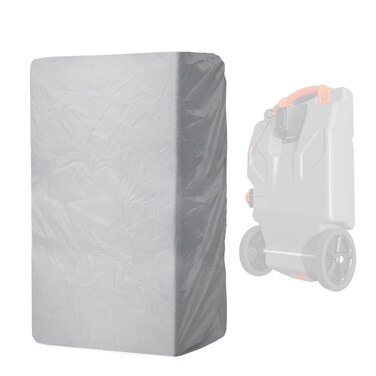 39019 RV Tote Tank Cover Compatible with Rhino 28-36 Gallon Tote Tanks (39004, 39006), fit for Portable Waterproof RV Tote Tank Cover Up to 45" (L) x 25" (W) x 14" (H)- Protect your RV Tote Tank, Gray