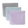 ALUXY 3Pcs Pocket Cosmetic Bag, Squeeze Makeup Bag, Pocket Cosmetic Bag Waterproof Leather No Zipper Self-Closing Portable Travel Makeup Pouch (B)