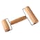 MAGICLULU 1pc Embossing Rolling Pin T- Shaped Wooden Rolling Pin Wooden Double- Ended Rolling Pin Pizza Dough Roller Non Stick Dough Roller for Pasta Cookie Dough Bakery Cookies