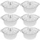 GANAZONO 8 Inch Round Aluminium Foil Pans With Lids 6pcs Disposable Soup Pot Heavy Duty Cookware Trays With Covers Tin Foil Cake Pans for Pies Cake Pan