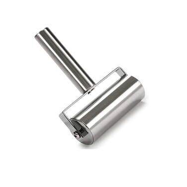 Small rolling pin, stainless steel dough roller, household kitchen baking roller, suitable for making pastry, cookies, pizza and other ideal tools