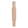 HARFINGTON Wood Clay Roller 8 Inch Stripe Pattern Modeling Solid Wood Non-Stick Clay Hand Rollers Embossed Mini Wooden Rolling Pins for Crafts Baking Playdough Clay DIY