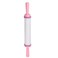 HARFINGTON Fondant Rolling Pin 14.57" x 1.57" Adjustable Guide Non-Stick Flat Pattern with Handle PP Plastic Fondant Roller Dough Roller Rolling Pins for Baking Cookie Pastry Clay