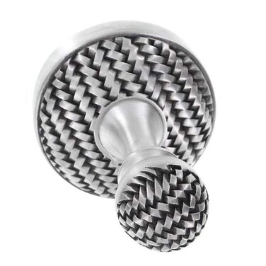 Vicenza Designs PO9003 Cestino Robe Hook, Large, Antique Nickel