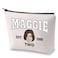 ZJXHPO TWD TV Show Cosmetic Bag Maggie EST 1988 TWD Makeup Bag With Zipper Zombie Show Toiletry Bag (Maggie 1988)