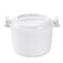 DOITOOL Microwave Rice Cooker Mini Microwave Steamer Microwave Rice Maker Vegetable Steamer Pot Microwave Cookware with Lid for Rice Vegetables, 18X18X15CM