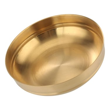 Hemoton Stainless Steel Korean Bibimbap Bowl Metal Rice Bowl Cereal Bowl Serving Bowl for Soup Rice Ice Cream Snacks Cereal