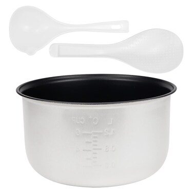 LNQ LUNIQI Rice Cooker Inner Pot Replacement,Alloy Cooking Pot Insert Liner 3L Non-stick Cooking Pot Liner Cookware Replacement Accessories for Home Kitchen Shop