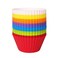 28 Pack Silicone Baking Cups, 7 Colors 2.64 inches Muffin Cups, Reusable Cupcake Mold, Non-Stick Cake Lining