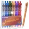 Drawdart Pens Ballpoint, 12 Pcs Smooth Writing Pens, Ball Point Pens Black Ink Medium Point (1.0mm), Retractable Pretty Journaling Pens School Office Supplies for Women &amp; Men