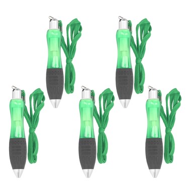 Big Fat Weighted Pens, 5pcs Big Weighted Wide Grip Pens Low Grip Strength Retractable Hand Writing Aids Fat Heavy Weighted Pens for Arthritis Parkinsons Tremors (Green)