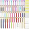100 Pcs Diamond Pens Bulk 50 Crystal Ballpoint Pens with Diamond on Top Metal Ballpoint Pens Black Ink with 50 Extra Refills Cute Bling Writing Pen for Girls Women Home School Office Wedding Birthday