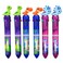 Maydahui 6 Pcs 10-in-1 Multicolor Dinosaur Pens 10 Colors Shuttle Retractable Ballpoint Pens Fun Cartoon Dino Print Pens for Student Teacher Office Supplies Christmas Stocking Stuffers