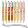 Lopenle 12 Pieces Multicolor Ballpoint Pens 4-in-1 Capybara Pens 4 Colors Retractable Pens For School Home Office Stationery