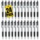 1InTheOffice Ballpoint Pens Black Ink, Ballpoint Pens, Retractable, Medium Point, Black Ink, 1.0mm, 24 Pack