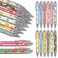 Chiisong 120 Pcs Summer Theme Cute Ballpoint Pens Comfortable Writing Cute Black Pens Medium Point 1mm Black Ink Retractable Pretty Journaling Pens for Men Women School Office Supplies Party Gifts