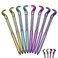 Maydahui 12 PCS Snake Shaped Ballpoint Pens Novelty Cobra Pen Retractable Bling Rhinestones Pen Colorful Crystal Quicksand Pens Black Ink for School Party Home