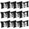 12 Pieces Volleyball Pouch Makeup Bag with Words Volleyball Travel Storage Bags Portable Storage Case Organizer Toiletry Bag Accessories with Zippers for Players Teams Women(Black,Love)
