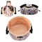Barrel Drawstring Makeup Bag Large Cosmetic Bag Toiletry Organizer Bag,Portable Large Capacity Smile Face Travel Makeup Bag for Travel Accessories Essentials and Hair Product (corduroy smile face)