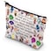 G2TUP Owl House Cosmetic Makeup Bag Eda &amp; Luz Fans Gift You Are Braver Stronger Beautiful Than You Owl Know Zipper Pouch Bag Owl House Merchandise (You Braver Owl H)