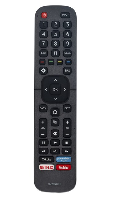 EN2BS27H Replace Remote Control Compatible with Hisense Smart TV 58S5 65R6 65S8 75R6 75S8 70B7100UW 55B7100UW 43B7100UW 50B7100UW 65B7100UW 55B7100UW Q8600 65Q8600UWG B8000 B7100