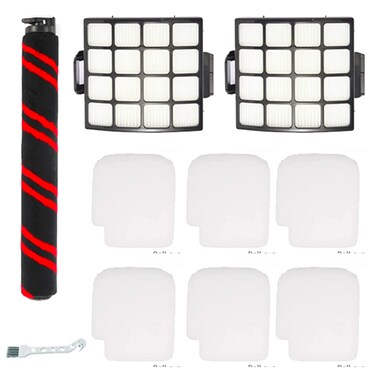 Amyehouse Brushroll &amp; Foam Felt Filters Replacement Compatible with Shark Stratos Upright Vacuum with DuoClean PowerFins AZ3002 &amp; AZ3000W AZ3000