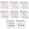 Kajaia 24 Pieces Inspirational Canvas Cosmetic Bags Makeup Bags with Zippers Appreciation Motivational Toiletry Purse Pouches Positive Travel Makeup Pouches for Girl Women Friends, 8 Designs (Bright)