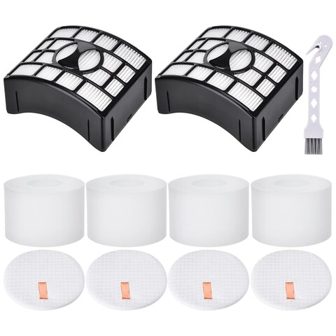 Anicell for Shark UV700 Filter Replacement DuoClean Rotator Lift Away Upright Vacuum ZD550 ZD552 NV611 NV600 NV601 NV770 NV771, 2 HEPA Filters + 4 Foam &amp; 4 Felt Filters, Replace Parts XFF600, XHF600