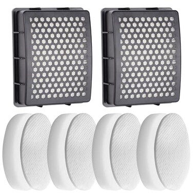 K4010 Filter Replacement for Kenmore DU2015,DU2012,K4010 Series Bagless Upright Vacuum Cleaner (2 HEPA Filter + 4 Foam Filter)