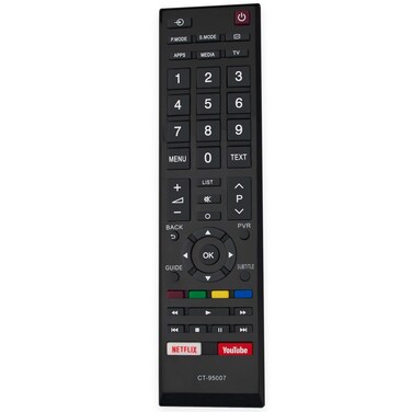 CT-95007 Remote Control Replacement for Toshiba LED LCD TV 32L5995 32L5997 43L5995 43L5997 43L5965 49L5965 49L5995 49L5997 43L5995EV 43L5997EV 43E5603EXT 43L5997EE 32RL953B 32SL800A Remote Controller