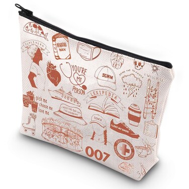 G2TUP Grey's Inspired Anatomy Gift Greys TV Show Travel Toiletry Meredith Grey Memorial Hospital Makeup Organizer (Pick Me Makeup bag)