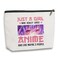 kdxpbpz Anime Fans Make up Bag Anime Lover Gifts for Girls Women Friend Sister Travel Toiletry Makeup Organizer Zipper Pouch Just A Girl Who Really Loves Anime and Like Maybe 3 People