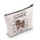 LEVLO Funny Havanese Lovers Gifts The Anatomy of A Havanese Clever Minds Cosmetic Bags Havanese Veterinary Mom Travel Toiletry Bags(Havanese)