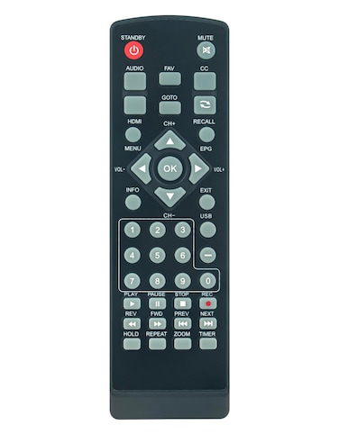 AT103B Replacemrnt Remote Control Fit for Ematic AT103B Digital TV Converter Box
