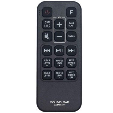 AKB74815396 Replace Soundbar Remote Control fit for LG Sound Bar Speaker SJ4R DJ4YS DJ4Y-S SH3B SH4Y SJ3 SJ4 SJ4Y SJ4Y-S SK4D SPH3B-W SPJ4-S