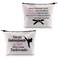PXTIDY Taekwondo Cosmetic Bag Martial Art Karate Survival Kit Taekwondo Black Belt Toiletry Bag Taekwondo Mom Coach Gift(beige)