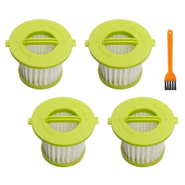 Replacement Filter Compatible with Ryobi ONE+ 18V Handheld Vacuum Models PCL700 PCL704 PCL705 Part # A32F05N A32HF00 Reusable Filter Set (4 Pack)