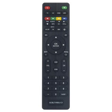 Replacement Remote Control GCBLTV50U-C1 fit for Changhong LED Color TV LED42YC2000UA LED50YC2000UA LED40YC1700UA LED32YC1600UA LED40YD1100UA