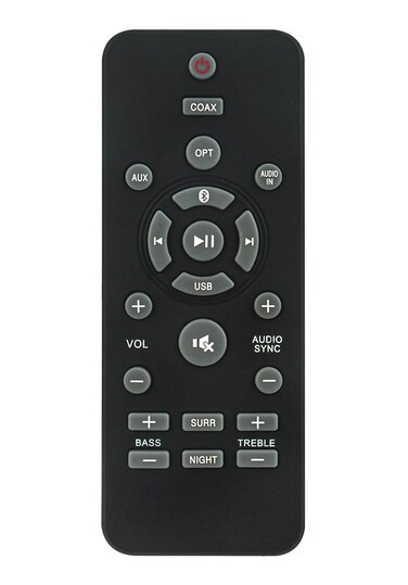 996580004176 Replace Remote Control fit for Philips Soundbar Speaker HTL1177B/F7 HTL1177B HTL1190B/12 HTL1190B HTL1190B/96 HTL1170BF7 HTL1170B/F7