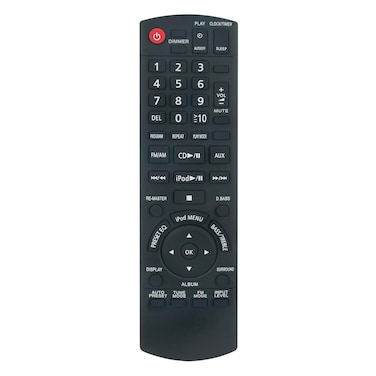 N2QAYB000394 Replaced Remote Control Commander fit for Panasonic Compact Stereo Speaker System SC-HC3 SA-HC3 SC HC3 SA HC3 SCHC3 SAHC3 SC-HC30 SC HC30 SCHC30
