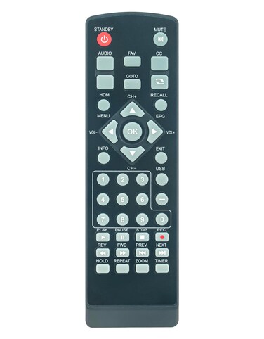 AT103B Replaced Remote Control fit for EMATIC Digital Converter Box RTAT103B AT103B
