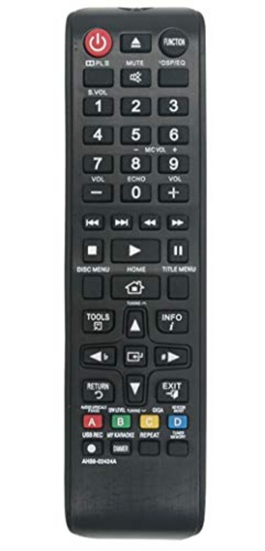 AH59-02424A Replace Remote Control Compatible with Samsung HT-E350 HT-E355K HT-E330K HT-E355 HT-E350K HTE350K HTE353K HTE353HK HTE355K HTE330K HTE330 HT-E353K HT-E353HK HT-E330 HTE350 HTE355 Blu-ray