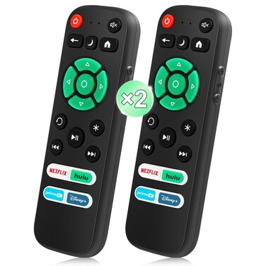 &atilde;&euro;2 Pack&atilde;&euro;&lsquo; Replacement Remote Control Only for Roku TV,Compatible for TCL Roku/Sharp Roku/Insignia Roku/Onn Roku/Element Roku/Philips Roku Smart TVs ect(Not for Roku Stick &amp; Box &amp; Player)